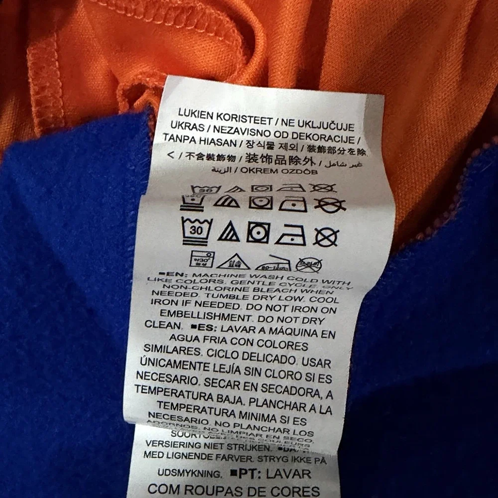 New York Knicks Logo Athletic Head Start Pullover Hoodie Blue Men's Size XL - Picture 4 of 7